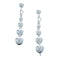 Sterling Silver Bead Post Dangle Earrings KX120956